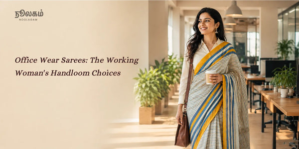 Handloom Cotton Sarees for working women