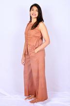Dusty Rose Textured Cotton Co-ord Set
