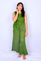 Forest Green Cotton Co-ord Set