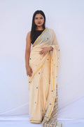 Ivory Dusk Phulia Mul Cotton Saree