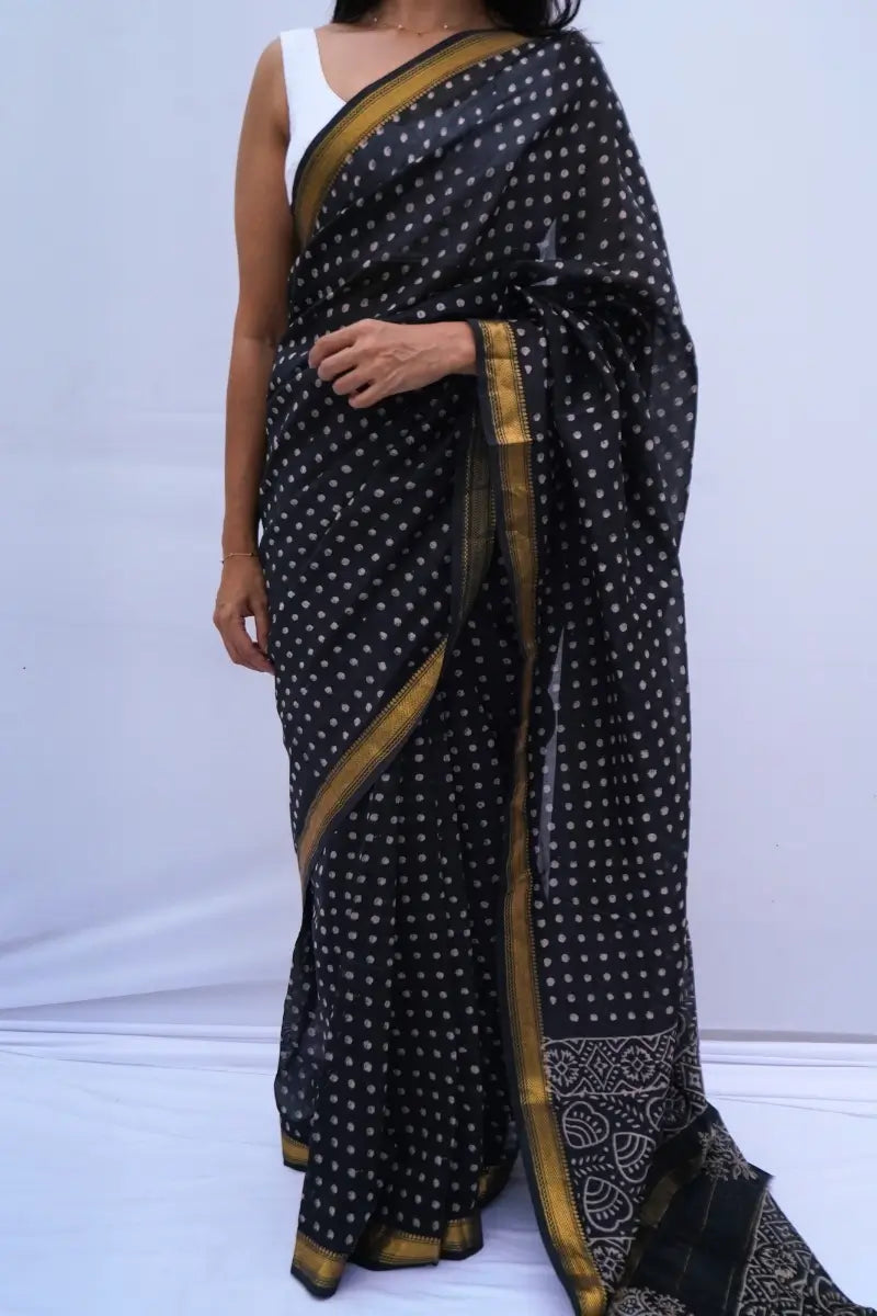 MaheshwaricottonsilkBagruprintedsareeincharcoalgreywithzariborder_Noolagam_2