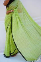 Meadow Lines Phulia Mul Cotton Saree